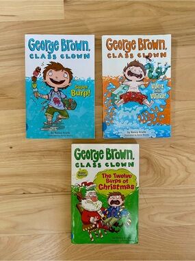 George Brown, Class Clown Lot of 3 Books Used